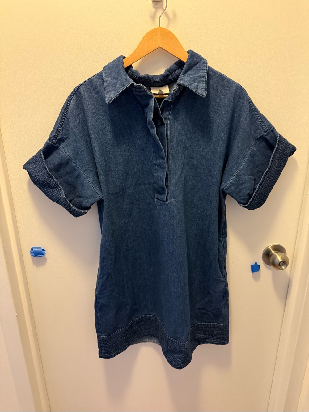 Tuckernuck Indigo Denim Polo Tunic